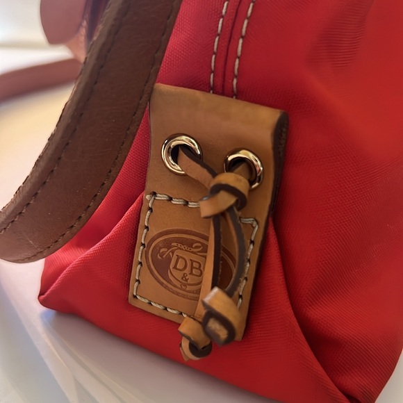 Dooney & Bourke Red and Tan Crossbody Bag - Picture 13 of 16